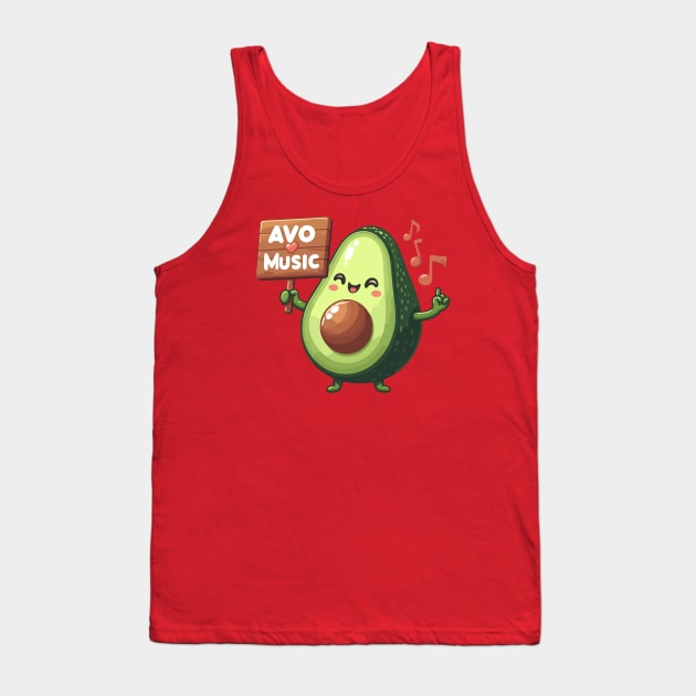 Avo love music. Tank Top by TaansCreation 